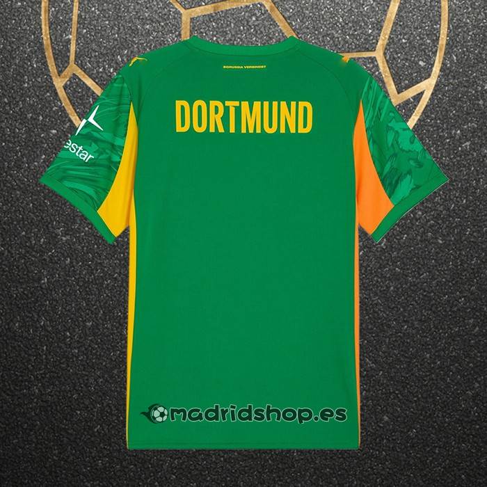 Camiseta Borussia Dortmund Portero Primera 25-26 Verde